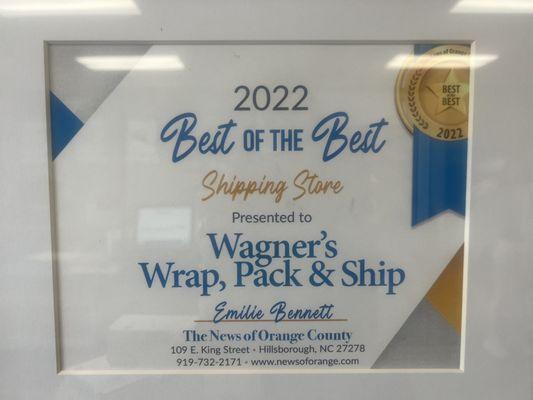 Wagner's Wrap Pack and Ship