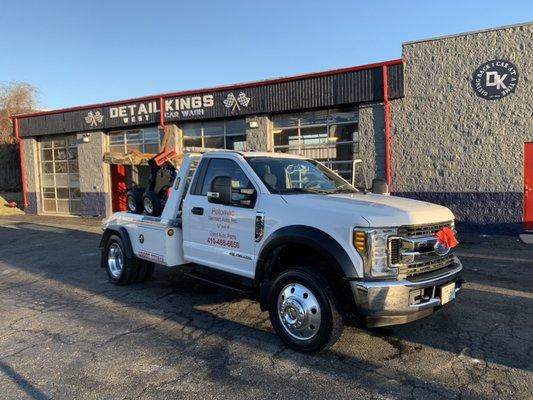 Tow Truck after receiving our "Classic Wash"