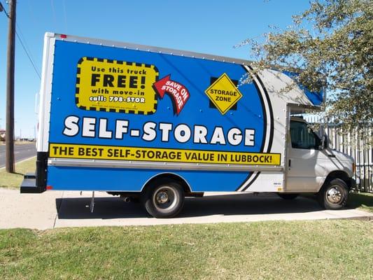 Free Truck when you rent a unit!