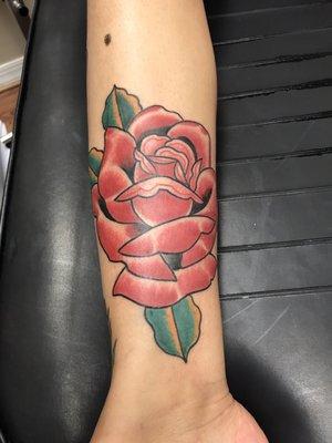 Traditional rose done by jaz