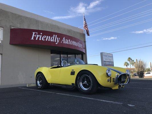 Sports car, a car driven for sport.