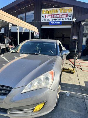 Replacing rear tires