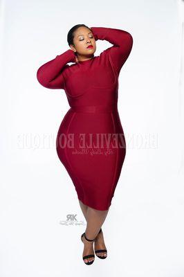 Plus Size Bandage Dress