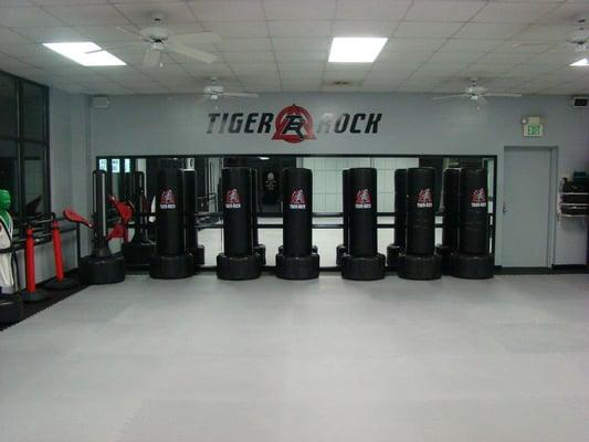 Tiger Rock Martial Arts - Northport Training Floor www.BaileysTKD.com www.TRMANorthport.com www.BJJTuscaloosa.com Michael Hol...