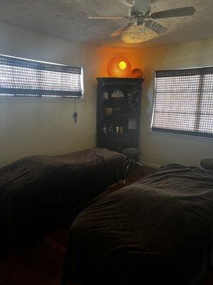 Couples massage room