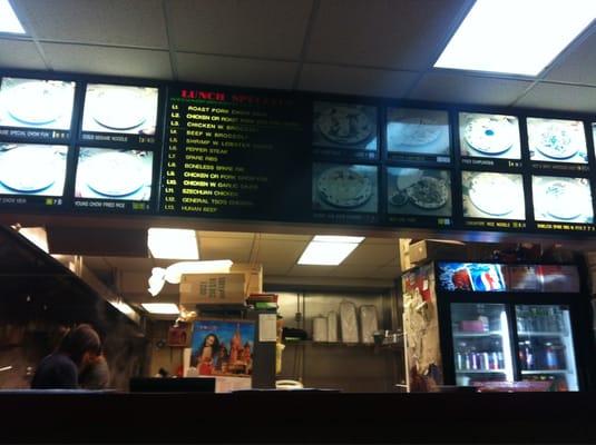 Waiting for my Chinese food!