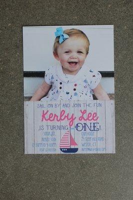 Let us make you your very own custom Birthday invitation.