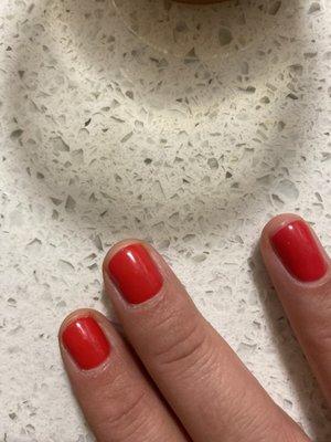 Cuticles look gross! The best part of a manicure is getting them removed.