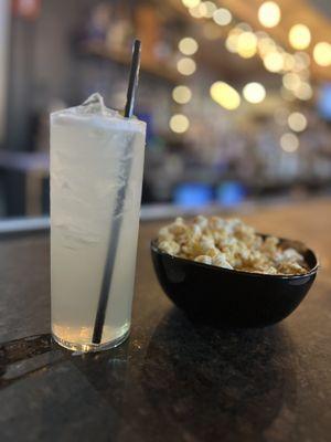 Margarita and House Popcorn