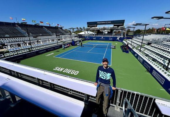 The stadium court