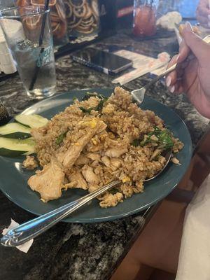 Chicken fried rice. YUM