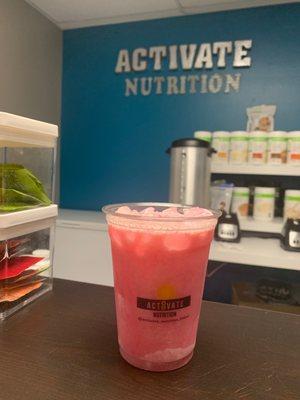 Delicious drinks and our fun workout classes