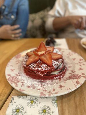 Red Velvet Pancakes