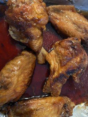 Honey teriyaki wings