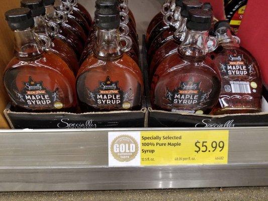 Best price I've ever seen on 100% pure maple syrup.