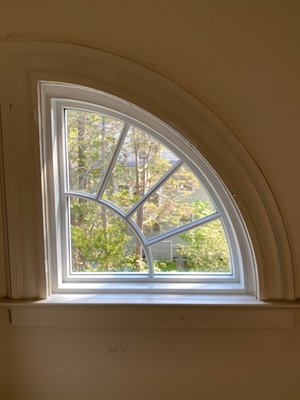 Pella Aluminum Clad wood special shape windows