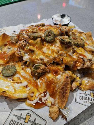 Sriracha style nachos