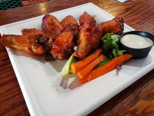 Mango habanero wings