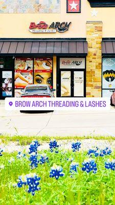 Brow Arch Threading & Lashes