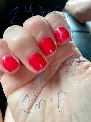 Dip manicure