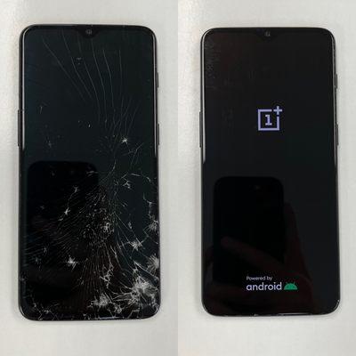 Oneplus 6T screen replacement came out almost perfect here!