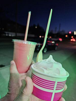 Soft serve and smoothie