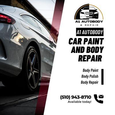 A1 Auto Body, give us a call! We're available today!