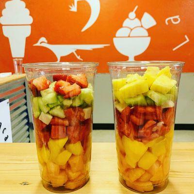 Freshly Cut Fruit Cups Everyday