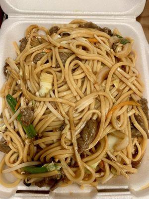 Beef Lo Mein Soft noodle