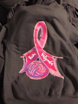 Look at the great job Chicago Printing and Embroidery did for a client of mine to bring awareness to a local school.