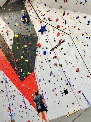 @climbliss offers great courses and belay classes for a refresher or certification