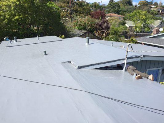 Single ply for low slope will be the last roof you need to install.