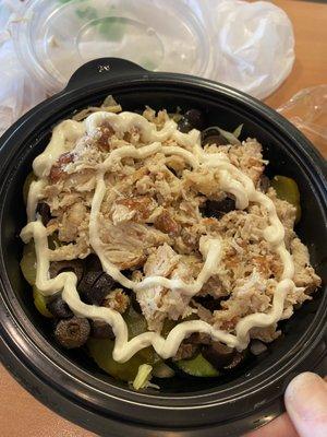 Rotisserie-Style Chicken protein bowl