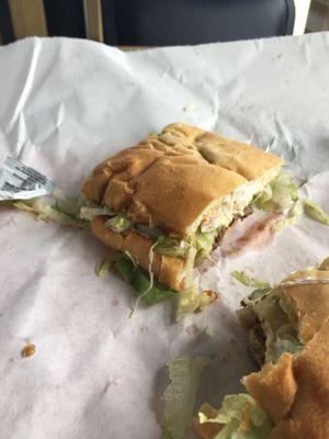 They flattened my sandwich