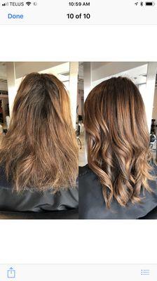 Beautiful balayage Hair by Danielle