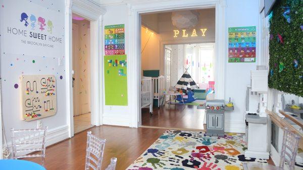 Each center has modern, immaculate and stimulating playrooms for every age.