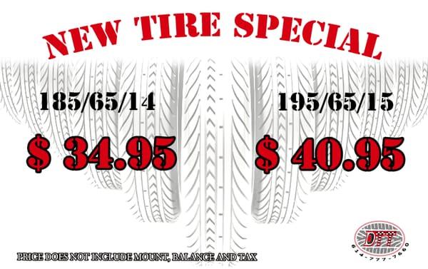 New Tire Deal