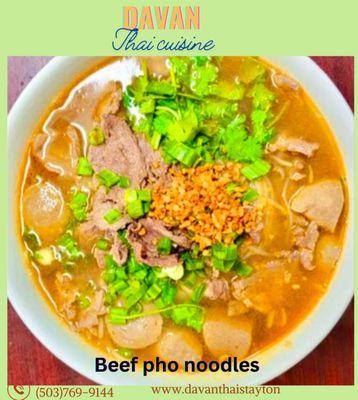 Beef pho