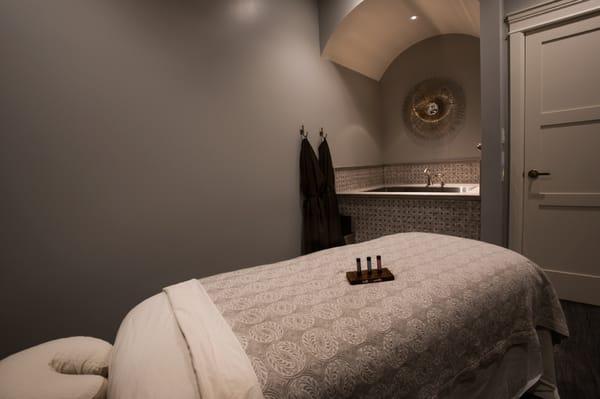 Massage Room & Private Soaking Tub at Sego Lily Spa in Bountiful