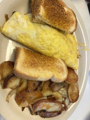 Cheese and Veggie Omelet