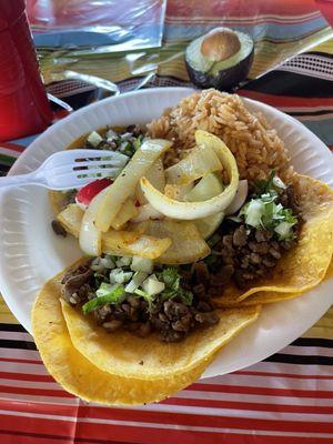 Bomb asada tacos