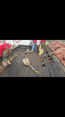 Clay roof repair in Brooklyn - NY Roofing.