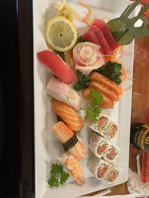 Sushi and Sashimi Combo