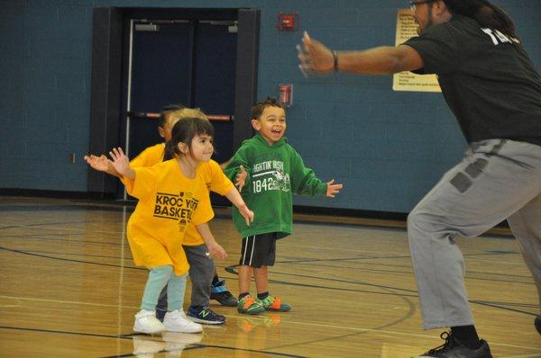 The Kroc Center's "Instructional Youth Basketball Clinic" is a great program for kids who are just getting introduced to the sport.