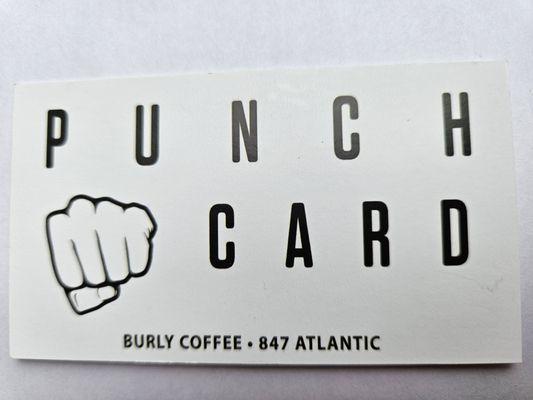 Loyalty card - front