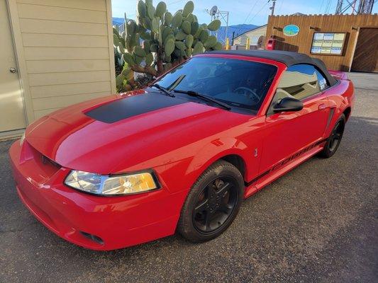 1999 Ford Mustang, regeared and serviced by Nick at Right Way Auto