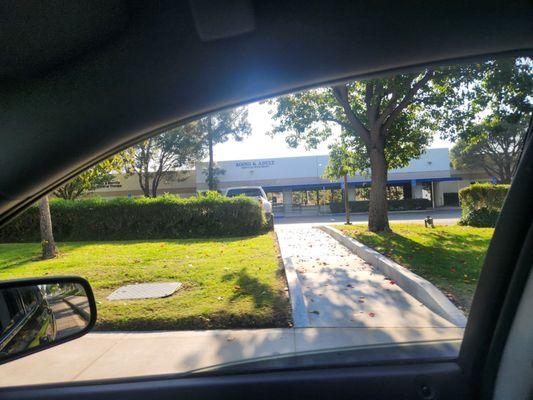 View of the front of the building from Truxtun