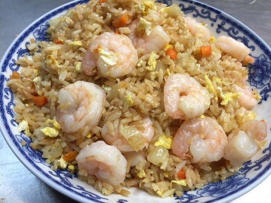 Hibachi shrimp fried rice