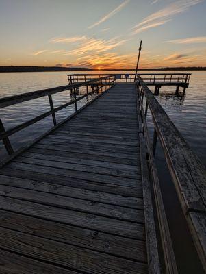 Pier at sunset