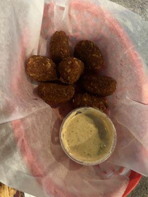 Queso bites - very fried, but good!